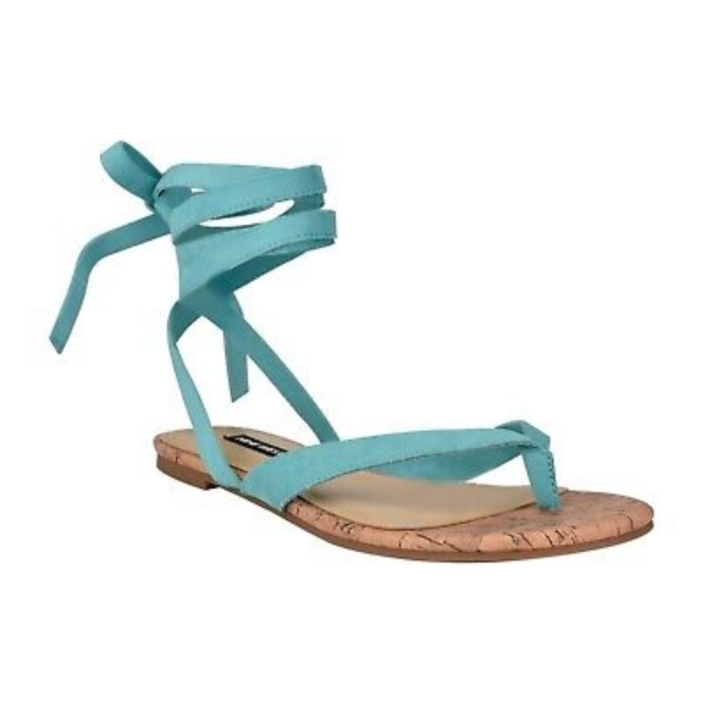 Nine West Tieup Black Flip Flops